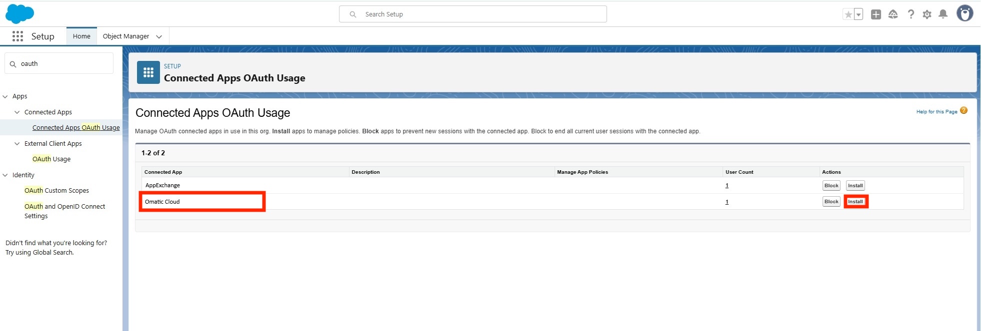 Error: Error on OAuth callback: OAUTH_APP_BLOCKED or OAUTH_APPROVAL_ERROR