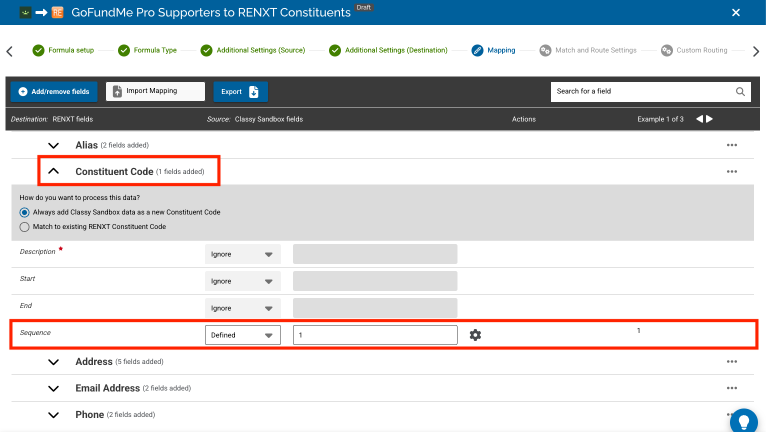 How to Mark a Constituent Code as Primary Using Omatic Cloud