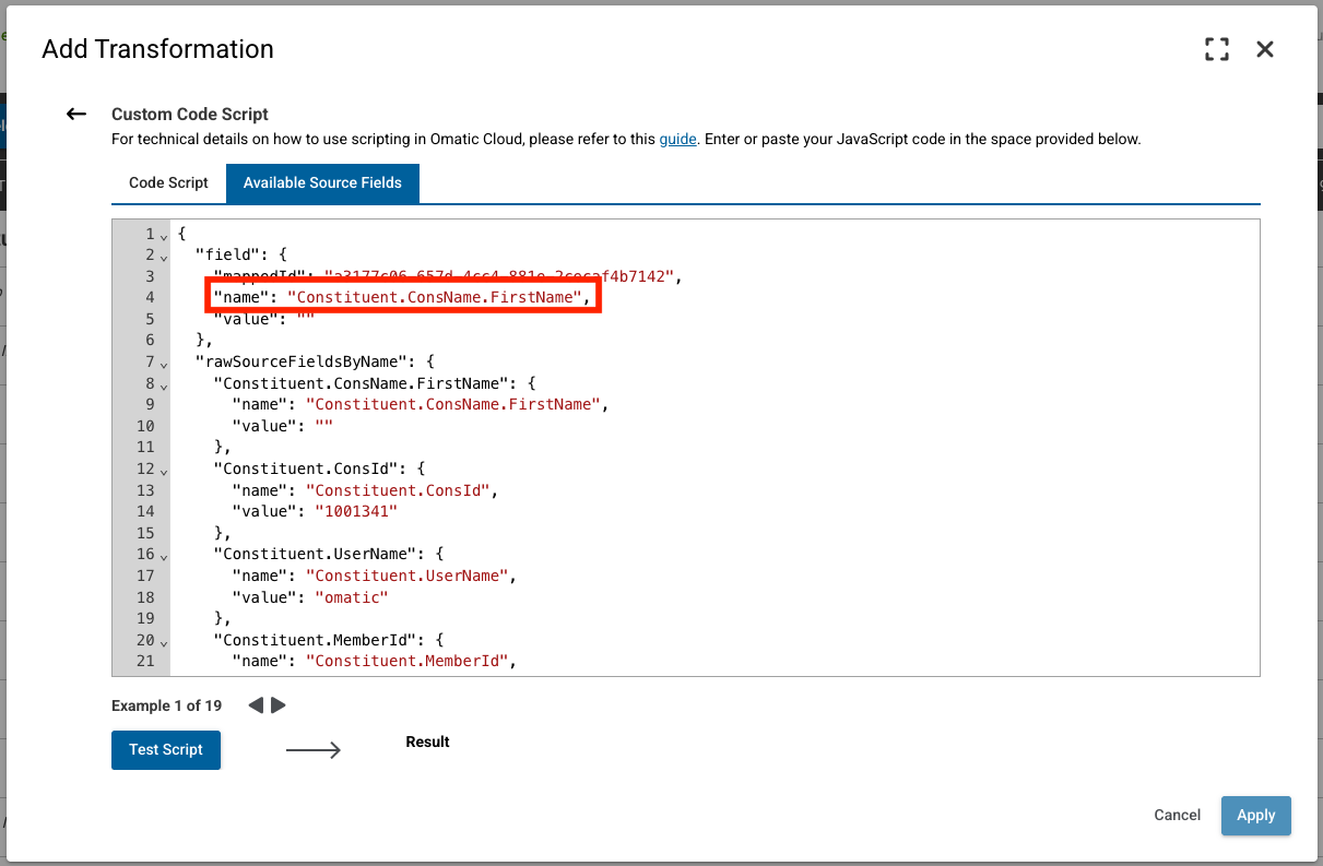 Issue: Custom Code Script Won't Save