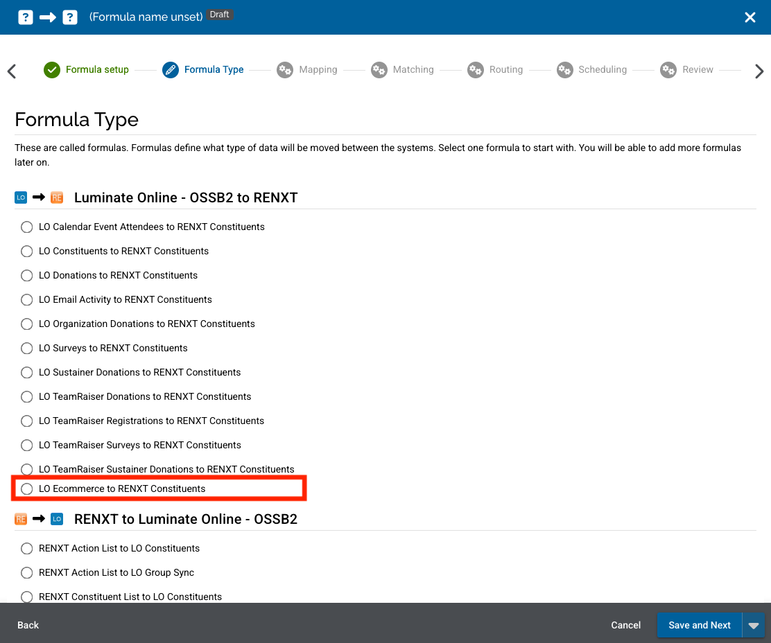 Omatic Cloud Formula Update: eCommerce for Luminate Online